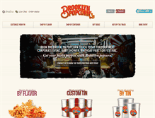 Tablet Screenshot of brooklynpopcorn.com